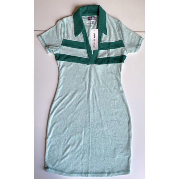 URban Outfitters Trina Terrycloth Polo Mini Dress - Picture 5 of 11